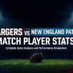 chargers vs new england patriots match player stats