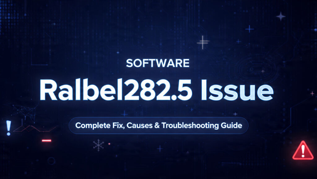 software ralbel28.2.5 issue
