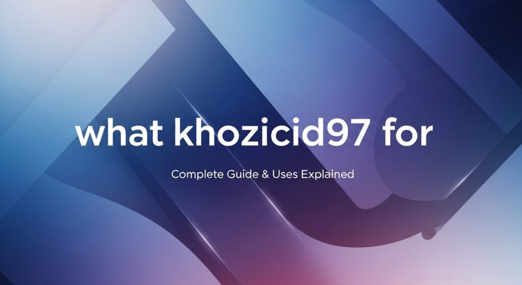 what khozicid97 for